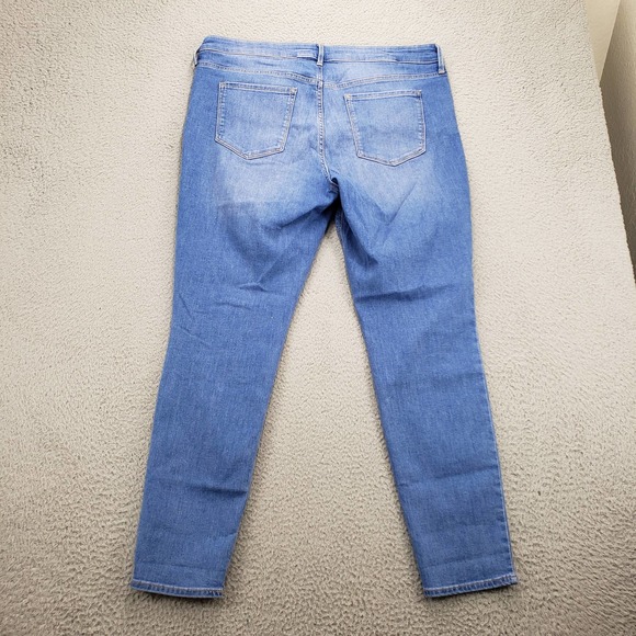 Old Navy Jeans Womens 16 Blue Denim Medium Wash Rockstar Super Skinny - Picture 5 of 14